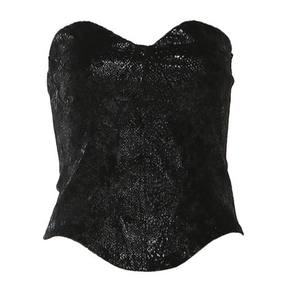 Sweetheart neck corset backless top  | Festival Outfits Women