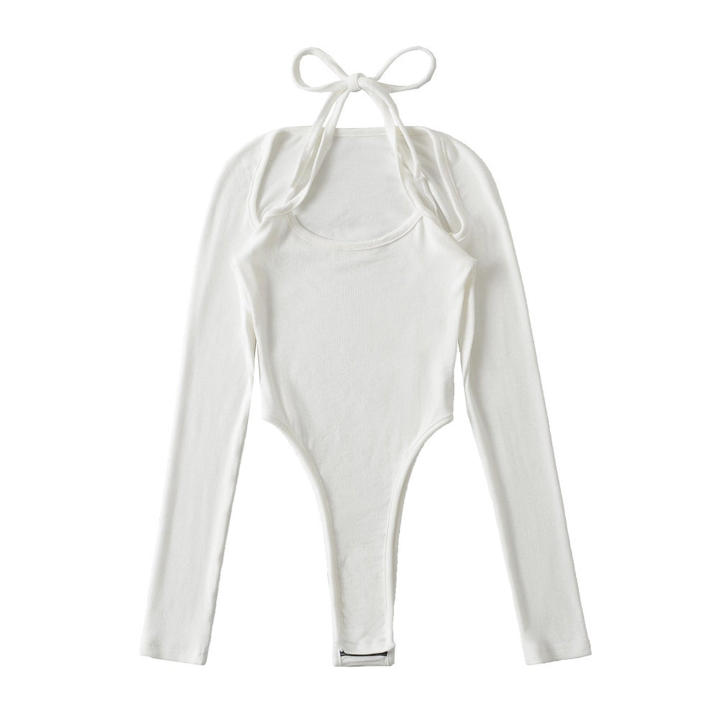Off shoulder halter solid bodysuit  | Festival Outfits Women