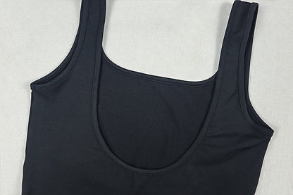 Hollow out square neck backless tank jumpsuit  | Festival Outfits Women