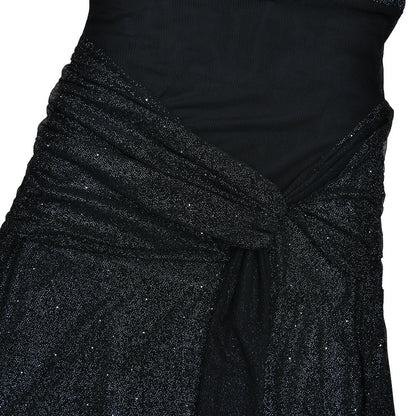 Ruched irregular backless tube maxi dress  | Festival Outfits Women