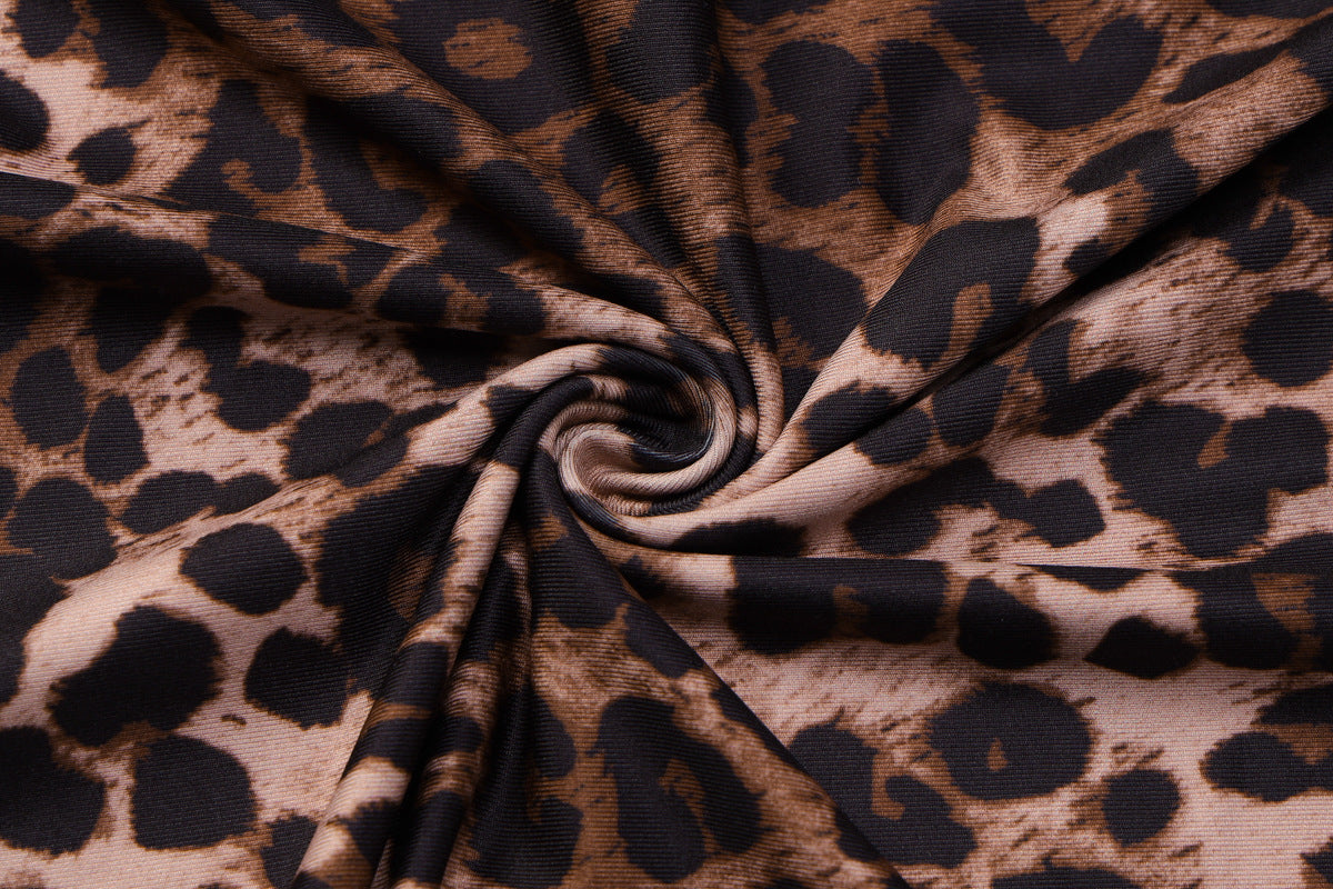Leopard print contrast maxi skirt  | Festival Outfits Women