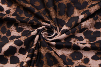 Leopard print contrast maxi skirt  | Festival Outfits Women