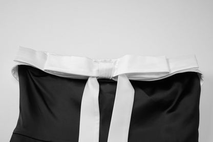 Bowknot zip-up backless tube mini dress  | Festival Outfits Women