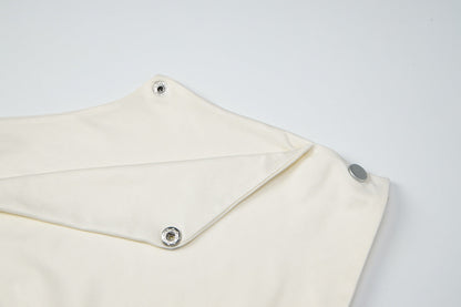 Cowl neck short sleeve button solid top  | Festival Outfits Women