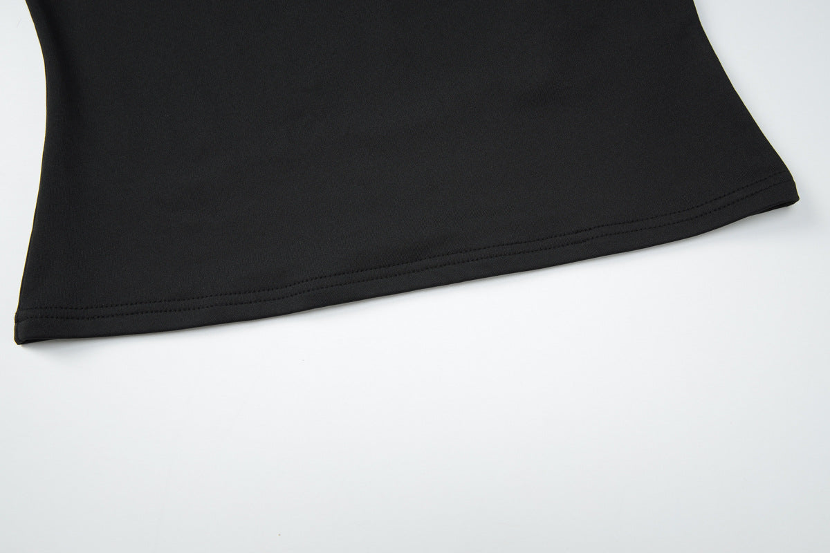 Short sleeve hollow out button solid top  | Festival Outfits Women