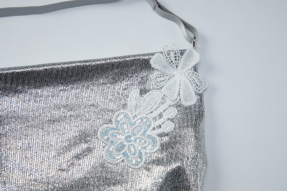 Cowl neck halter embroidery backless top  | Festival Outfits Women
