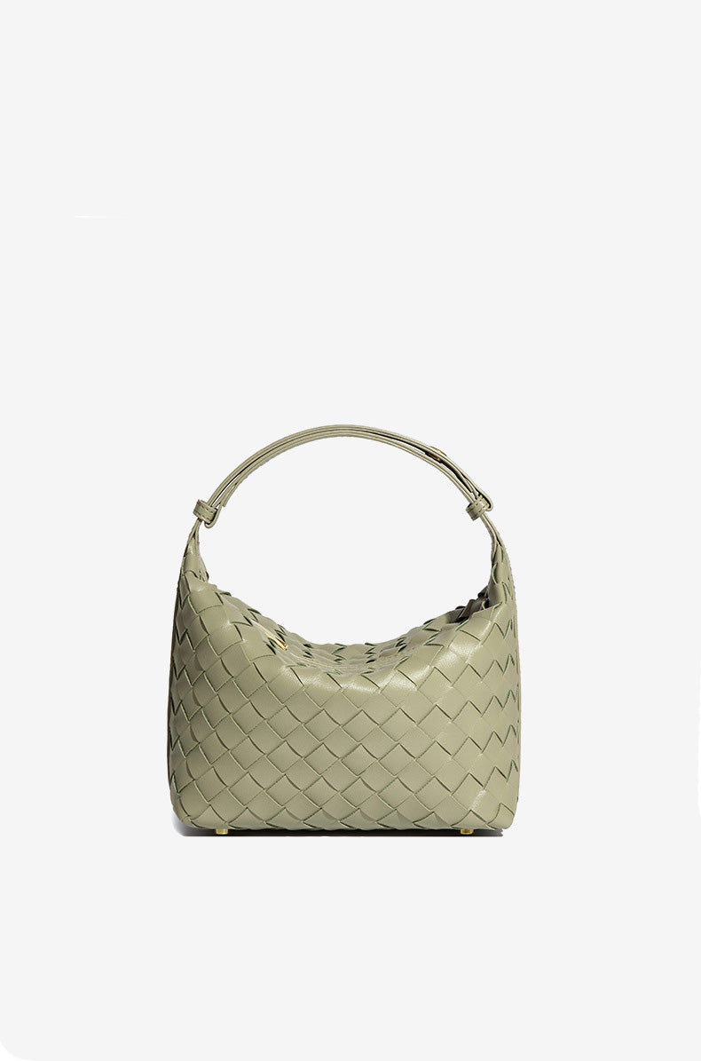 Bolso de mano con forma tridimensional