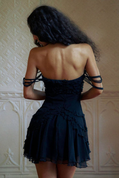 Cascading Mini Dress