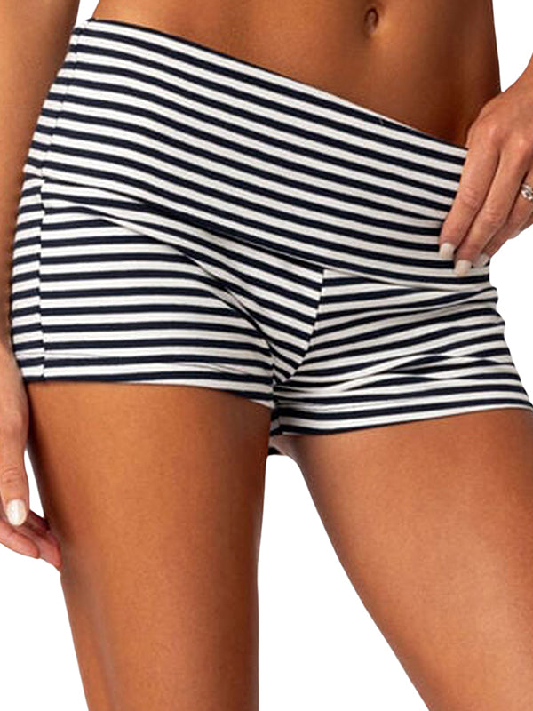 Striped Print Shorts