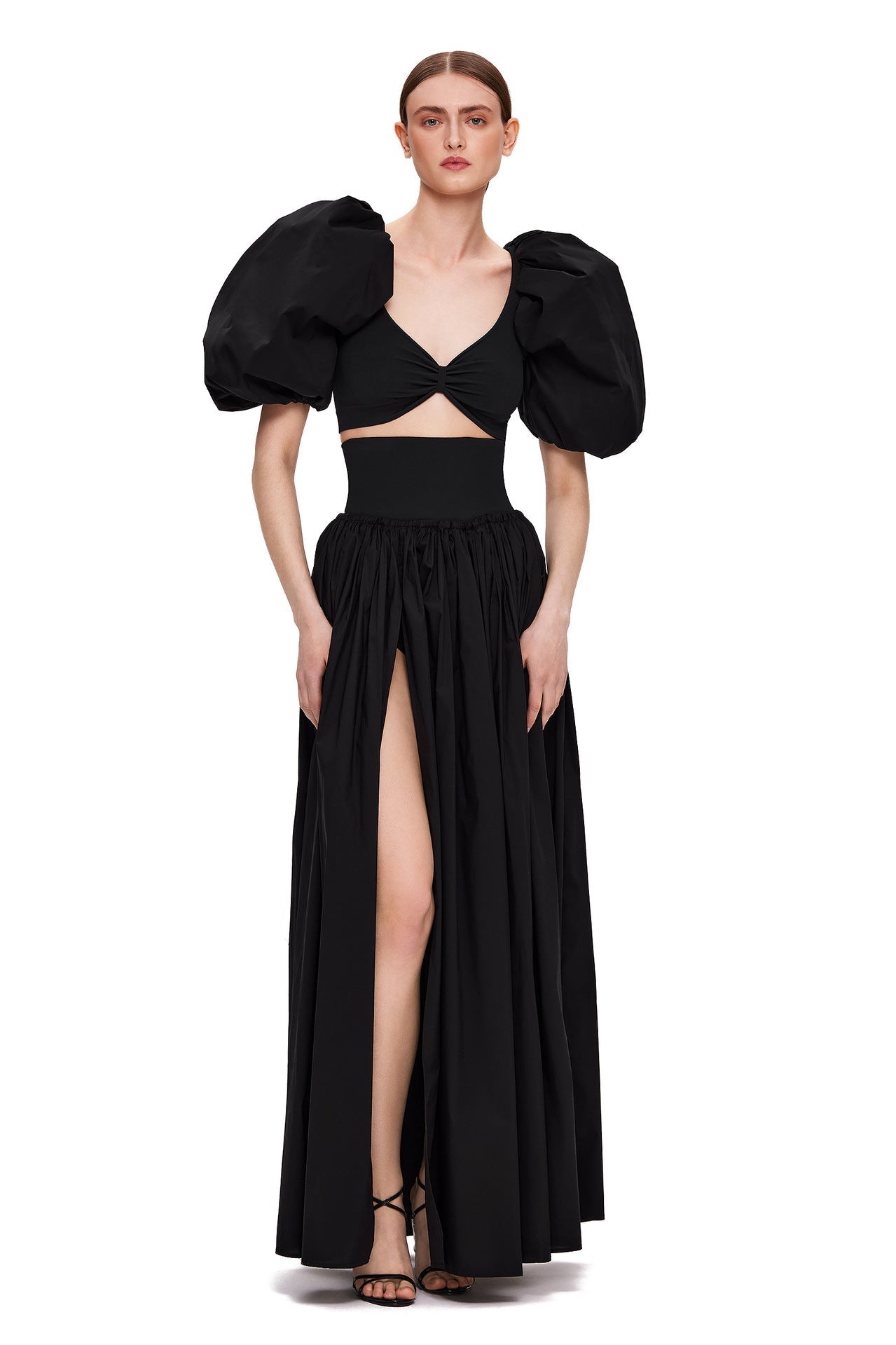 Conjunto de falda con brillo parisino