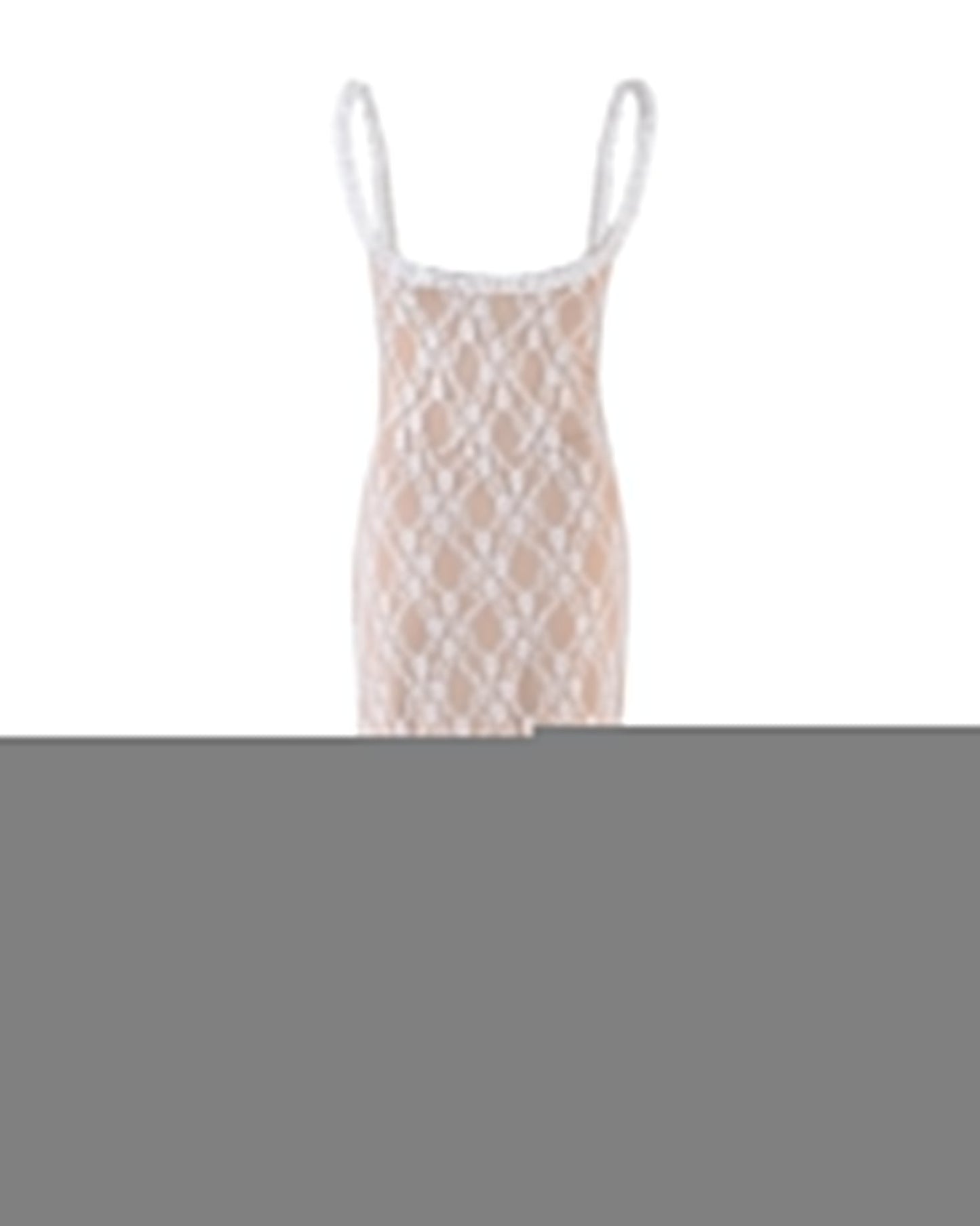 Lace Patchwork Cami Midi Dress