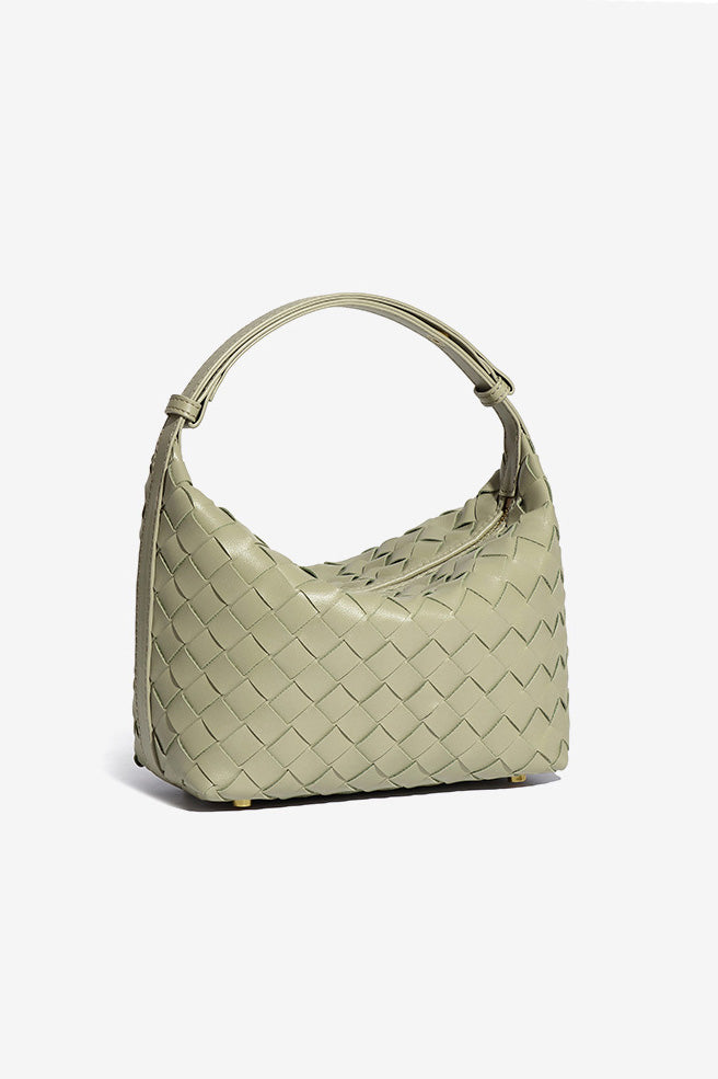 Bolso de mano con forma tridimensional