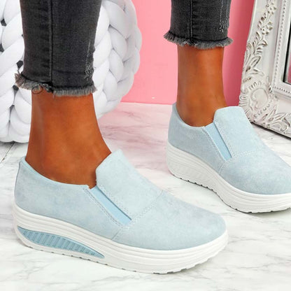 Women's Casual Suede Slip On Sneakers | Great for Casual Days