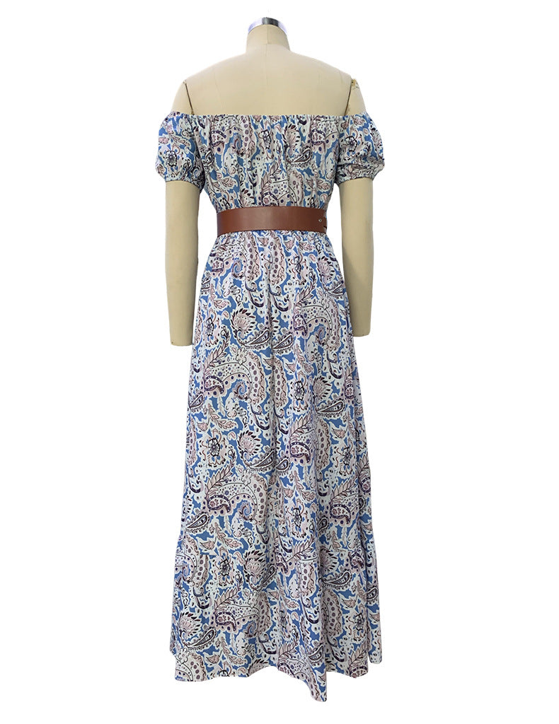 Short Sleeve Bohemian Dress