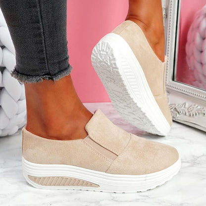 Women's Casual Suede Slip On Sneakers | Great for Casual Days
