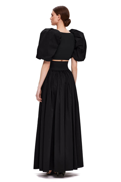 Conjunto de falda con brillo parisino
