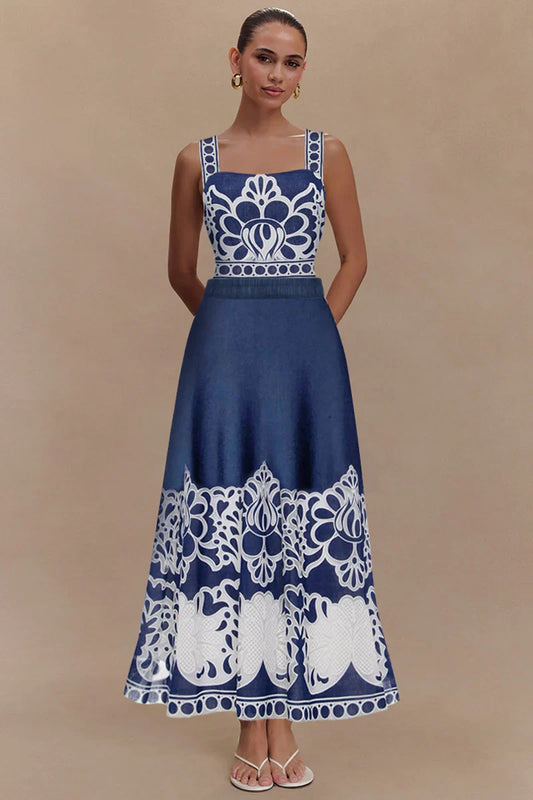 Conjunto de traje de baño con estampado étnico