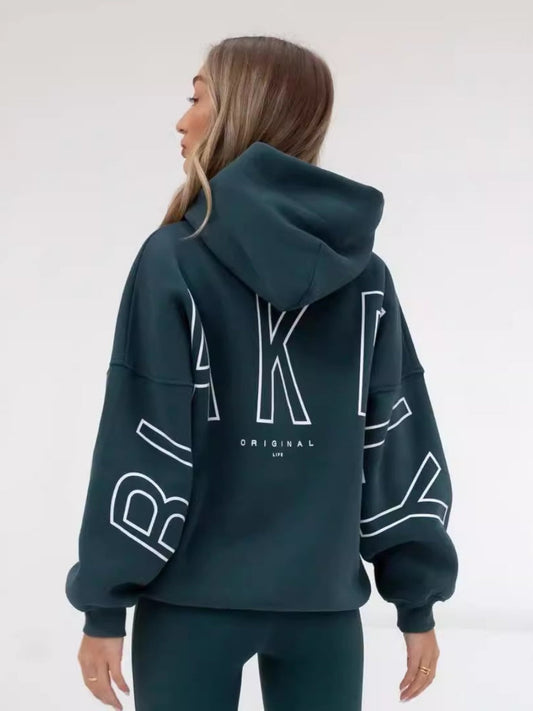Autumn Women's Letter Hoodie Jackets
