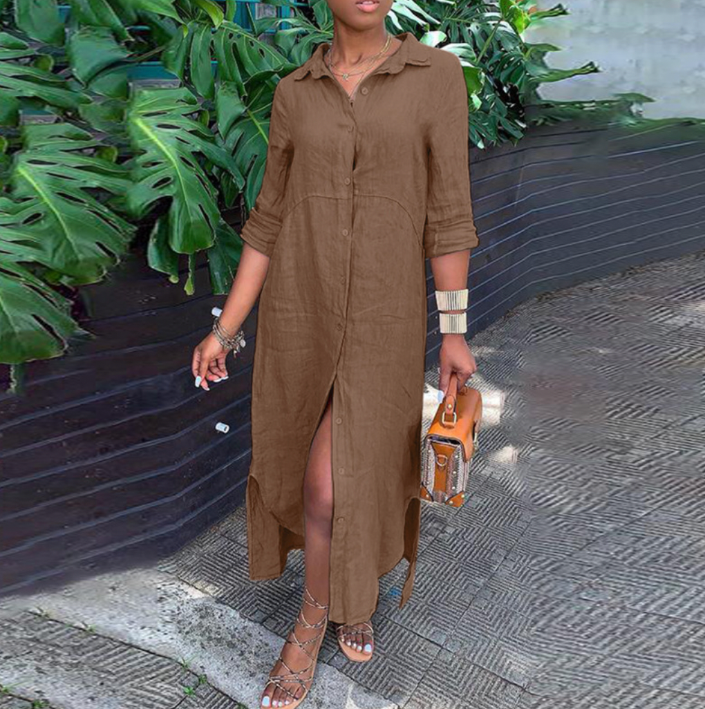 Chic Maxi Summer Dress with Buttons | Great for Casual Days