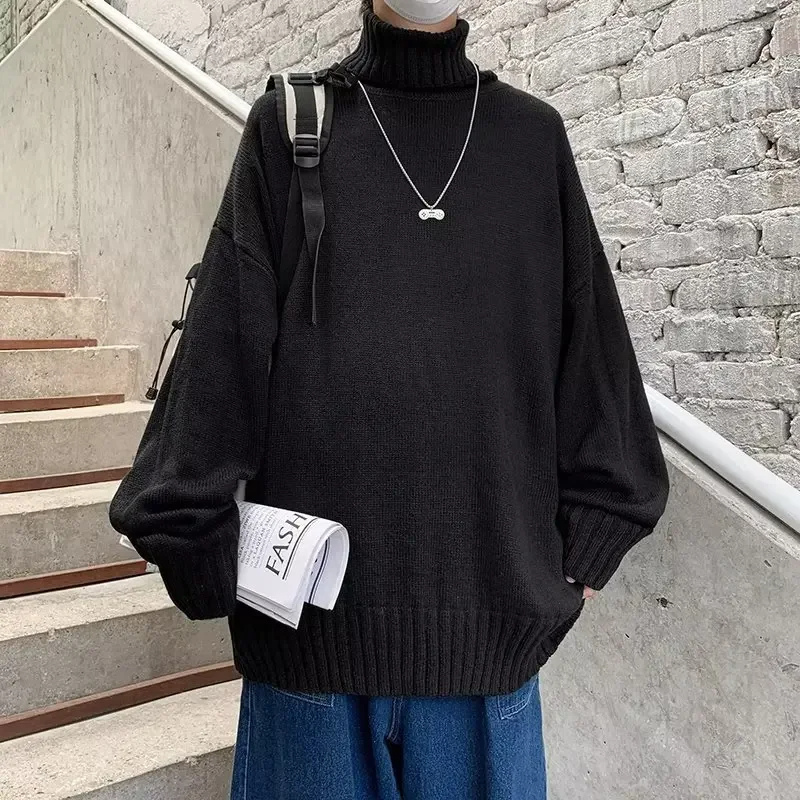 Jersey holgado de punto con cuello alto para mujer | Ideal para otoño/invierno