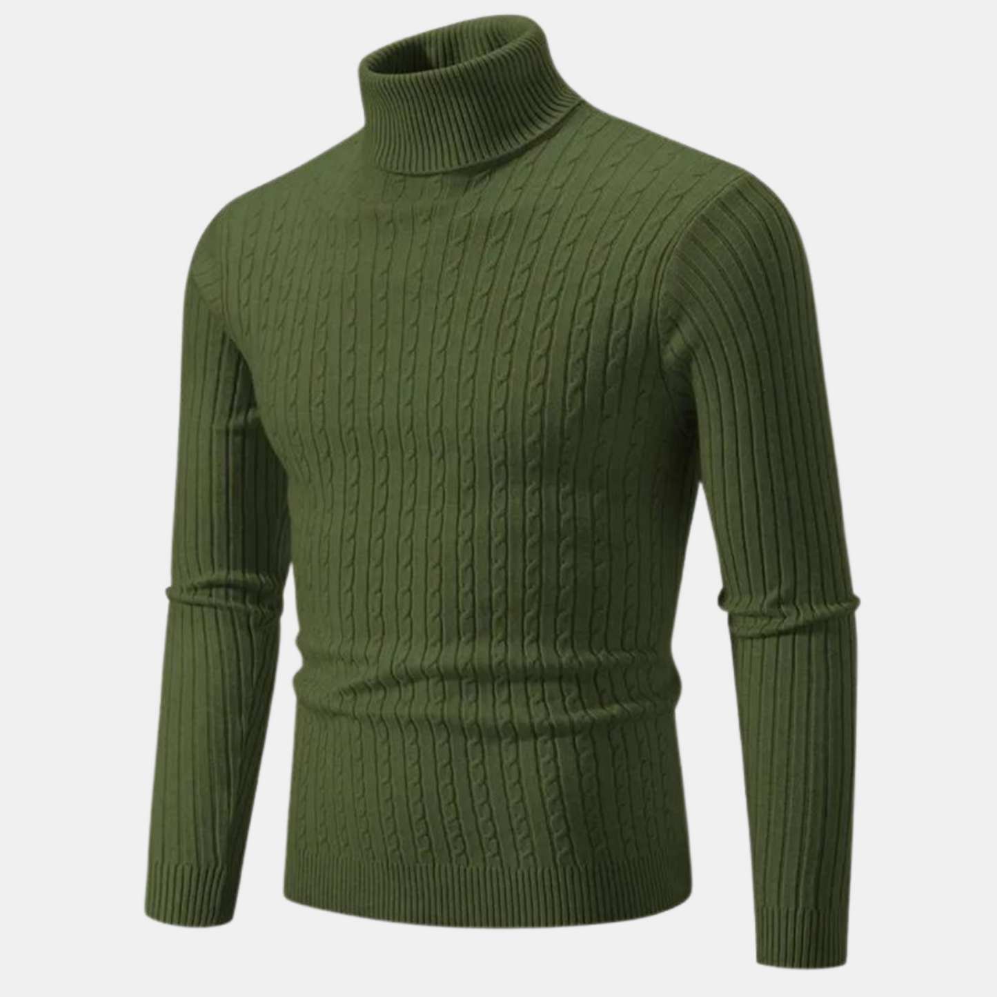 Jared - Jersey de punto de cuello alto - Clásico - - Ideal para otoño/invierno