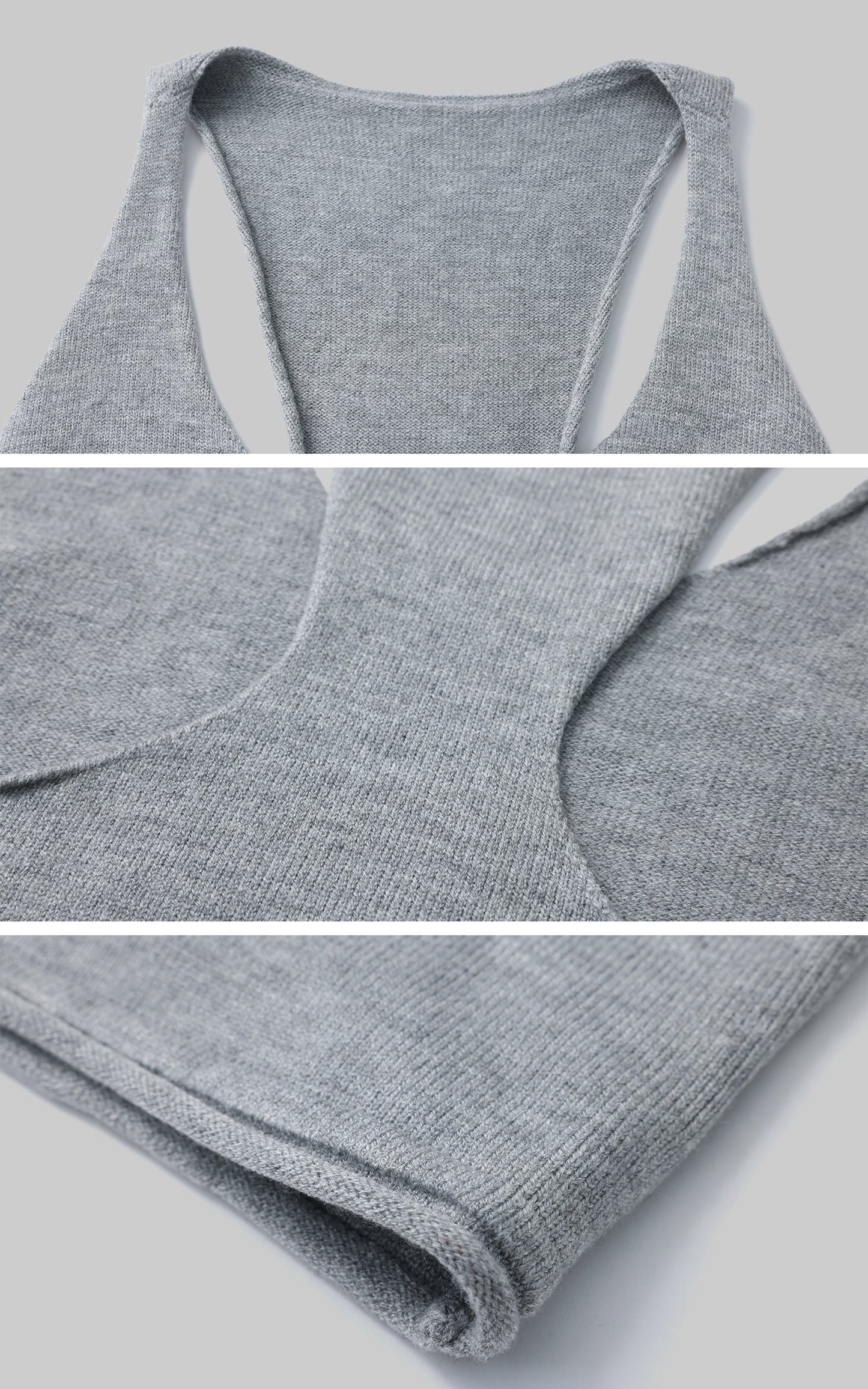 Backless Knit Tank Top