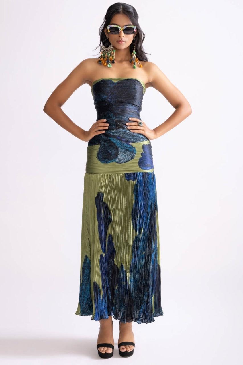 Jennifer Bandeau Midi Dress