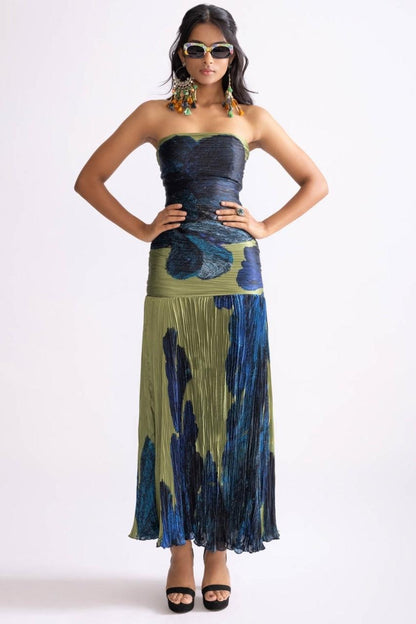 Jennifer Bandeau Midi Dress