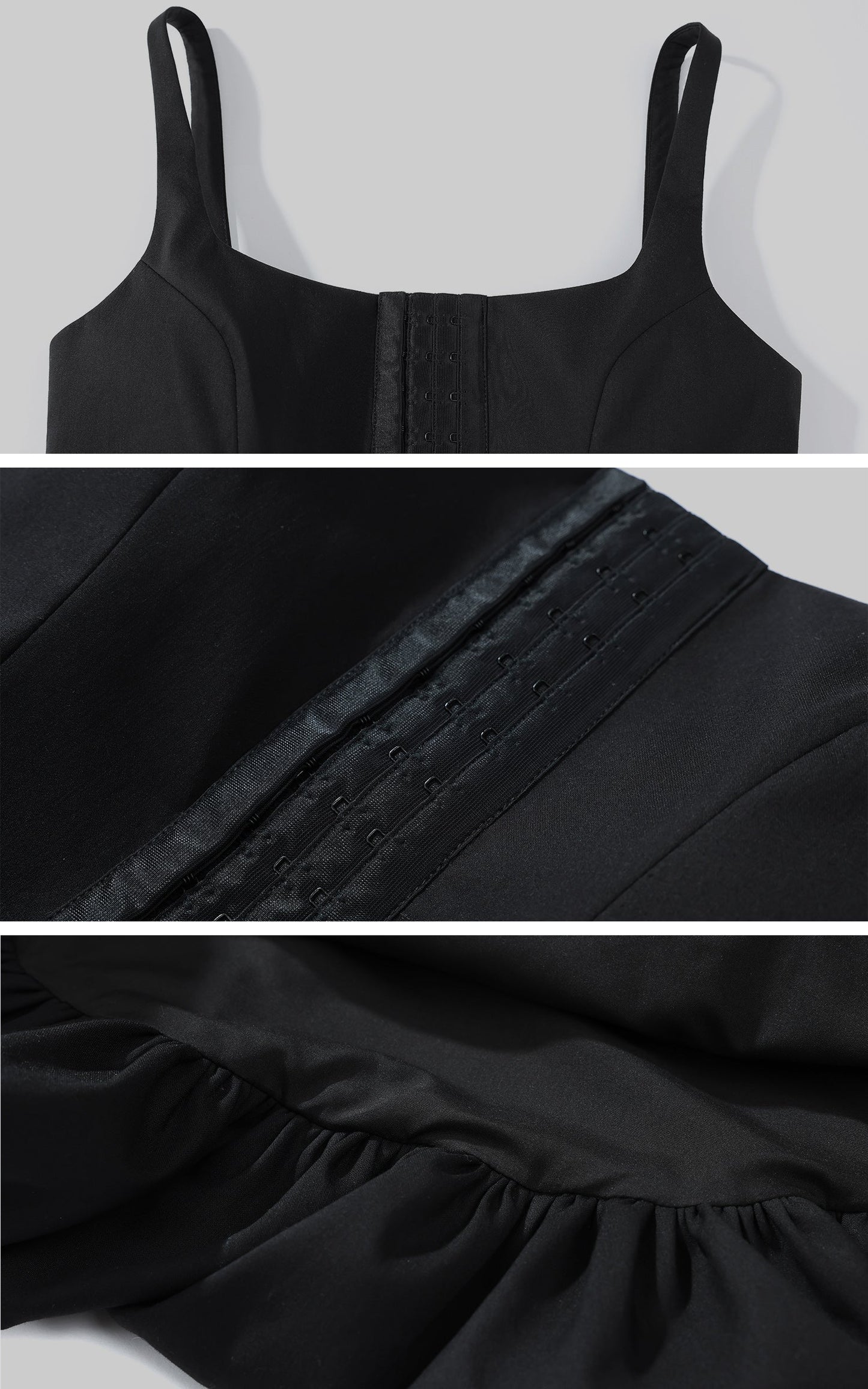 French-Inspired Corset Puff Dress