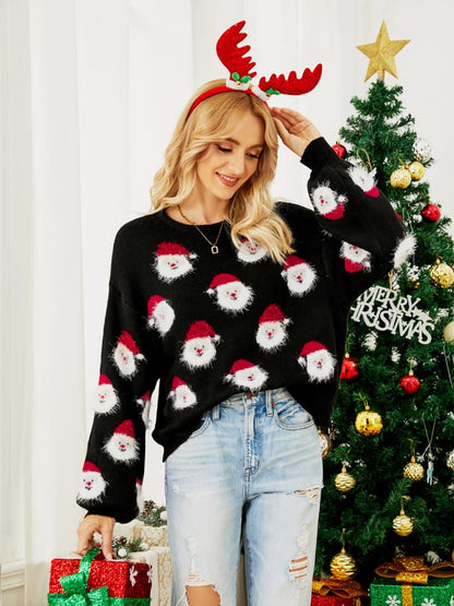 Suéter de punto de Papá Noel 