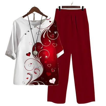 Jemima - Elegante conjunto de dos piezas para mujer | Lino de estilo moderno
