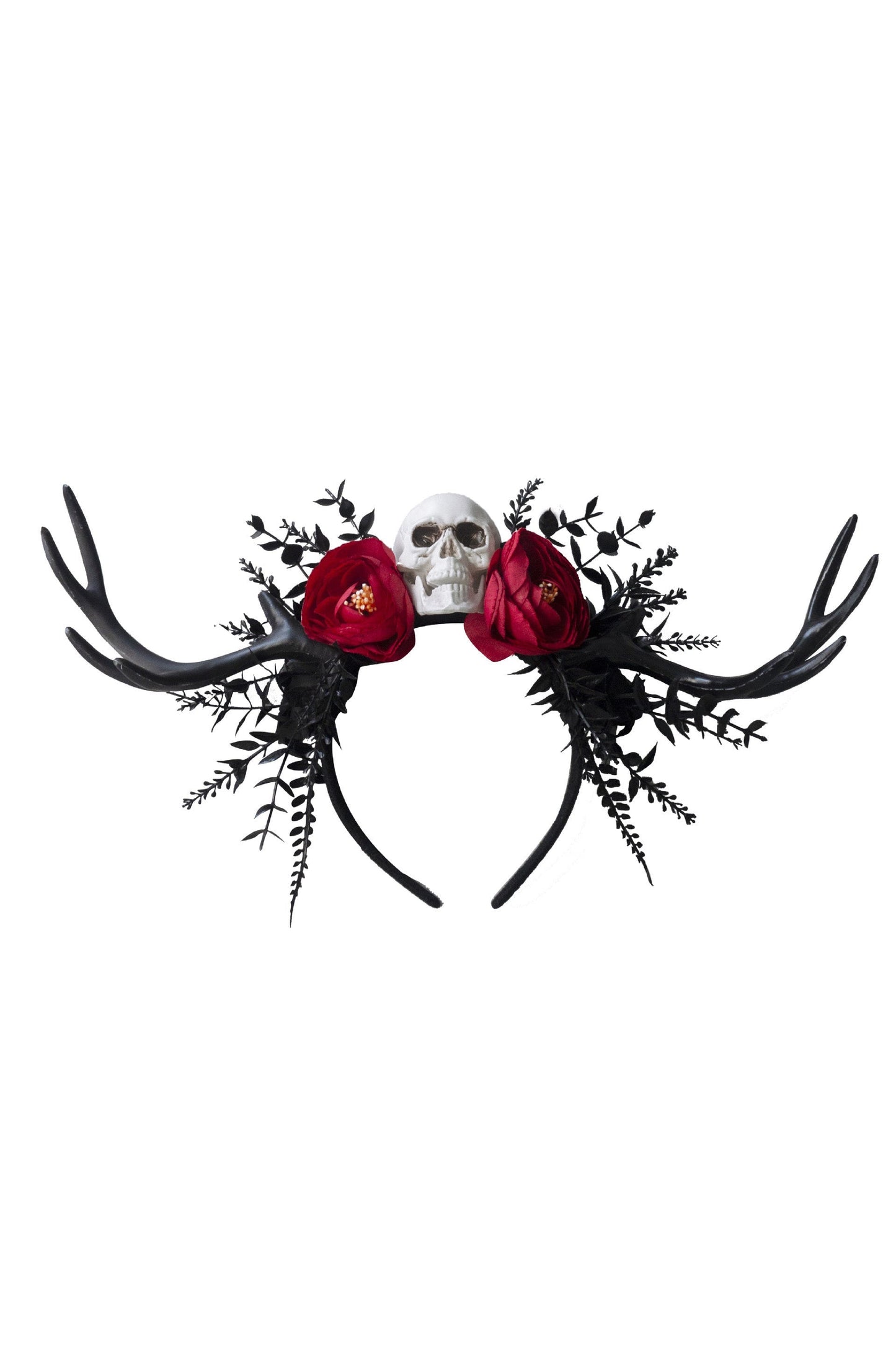 Diadema de calavera con aro de no muertos