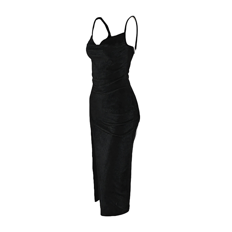 Lila - Vestido Largo de Mujer - Elegante - Terciopelo - Ideal Para Primavera