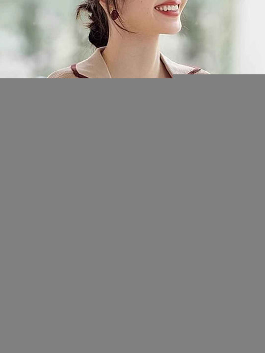 Rachel Loose Lapel Solid Color Top