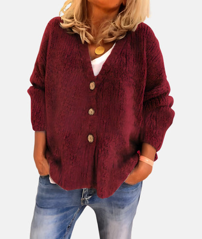 Quetzal - Cárdigan con cuello en V - Casual - Estilo moderno - Ropa para el día a día