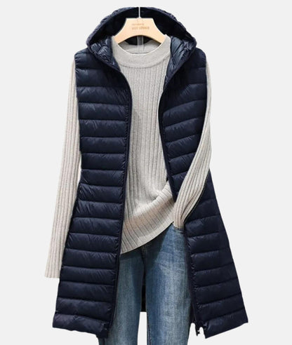 Terrell - Chaqueta larga acolchada ligera - Casual - Estilo moderno - Ideal para el invierno