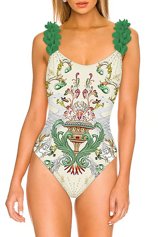 Conjunto de traje de baño sexy sin espalda con apliques