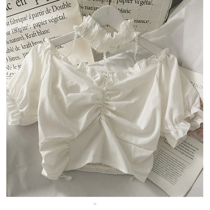 Sexy Hanging Neck Halter Crop Tops