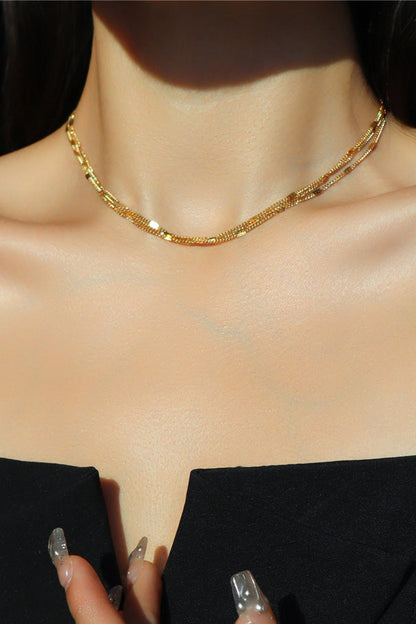 Collar Seraphina bañado en oro