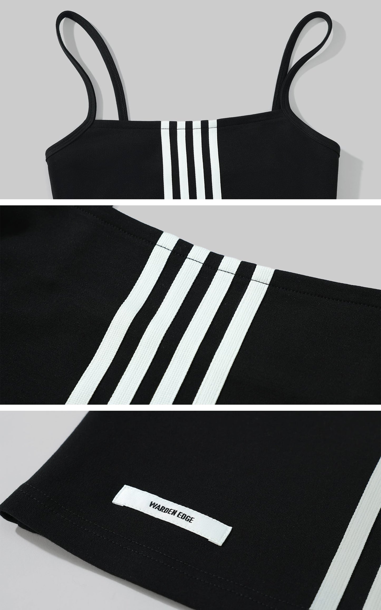 Triple Stripe Minimalist Bodycon Dress