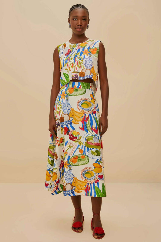 Conjunto de falda de color frutal Holiday Joy