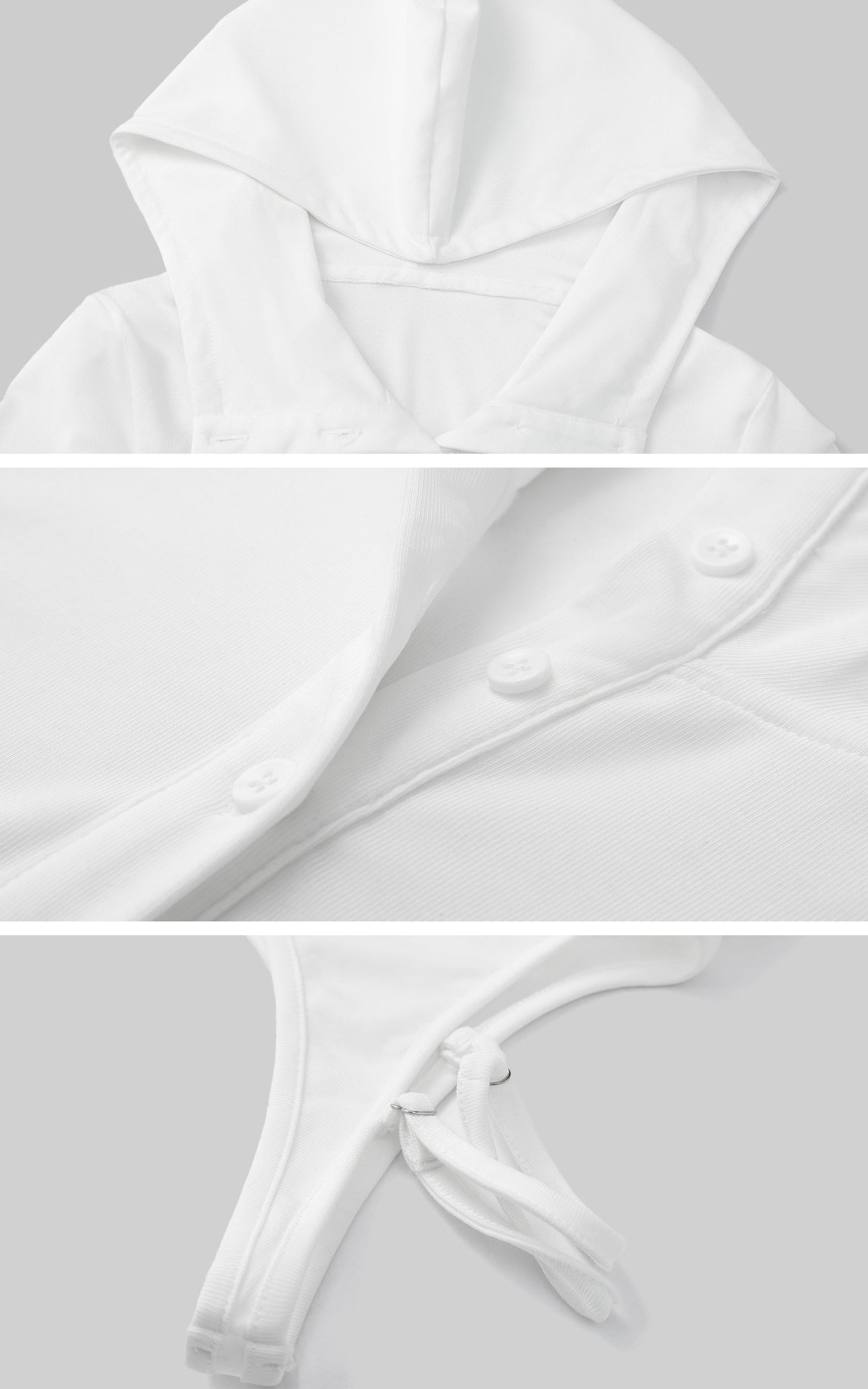 Sculpted Hooded Top