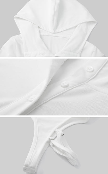 Sculpted Hooded Top