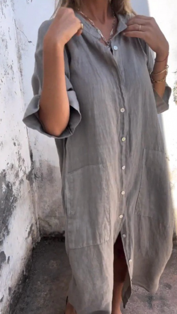 Chic Boho Summer Dress with Buttons | Great for Casual Days