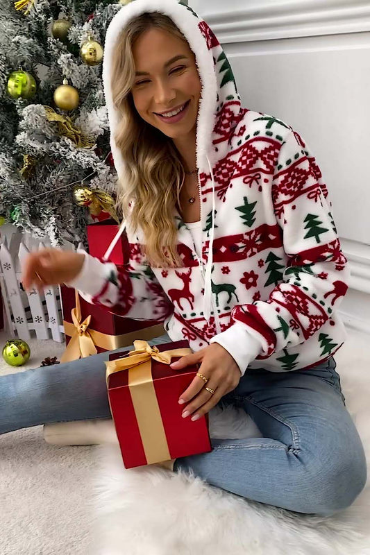 Cárdigan navideño festivo