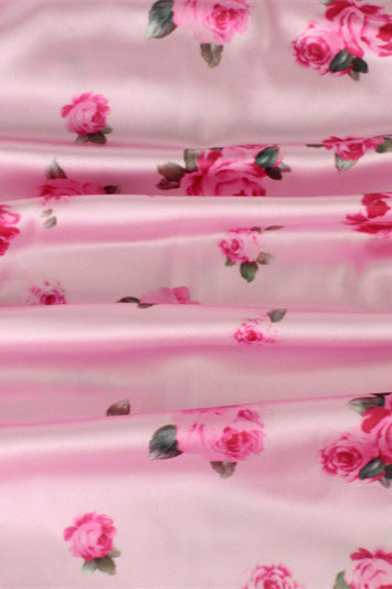 Slim Spaghetti Strap Maxi Floral Dress
