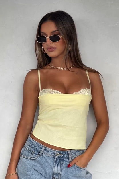 Sexy Solid Color Halter Cami Top