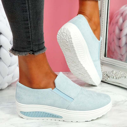Women's Casual Suede Slip On Sneakers | Great for Casual Days