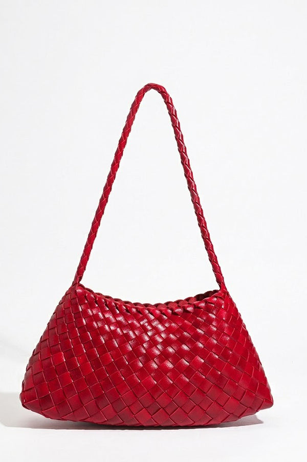 Hand-woven Vintage-style Underarm Shoulder Bag