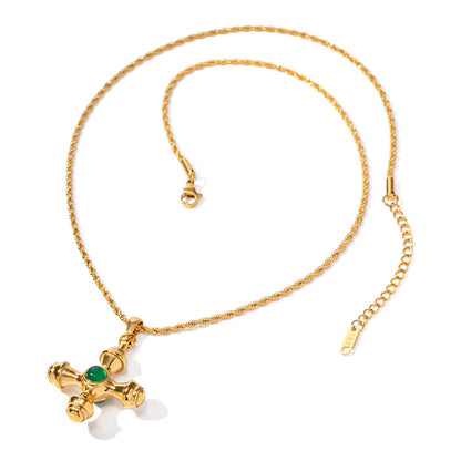 Aurelius Gold Cross Necklace